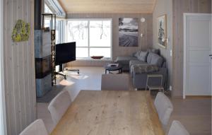 Μια τηλεόραση ή/και κέντρο ψυχαγωγίας στο Awesome Home In Rauland With Kitchen