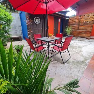 Siseõu või muu väliala majutusasutuses Casa-cabaña Jefe Indio /Playa Cacique