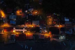 Vaade majutusasutusele Casa-cabaña Jefe Indio /Playa Cacique linnulennult