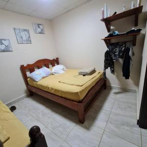 Voodi või voodid majutusasutuse Casa-cabaña Jefe Indio /Playa Cacique toas