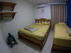 Voodi või voodid majutusasutuse Casa-cabaña Jefe Indio /Playa Cacique toas