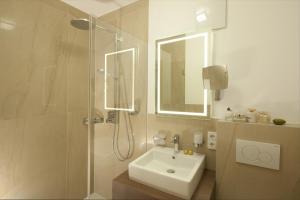 Koupelna v ubytování Hotel Bierwirt