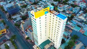 Nespecifikovaný výhled na destinaci Danang nebo výhled na město při pohledu z hotelu