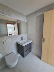 Tarbey 39 في لوكرباد: حمام مع مرحاض ومغسلة
