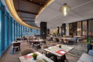 Restaurace v ubytování Wyndham Grand Shanxi Xiaohe Xincheng