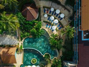 an overhead view of a pool at a resort at Karona Resort & Spa - SHA Extra Plus in Karon Beach