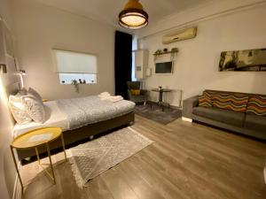 Posezení v ubytování Flats Company - Karakoy Apartment