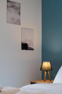 Posteľ alebo postele v izbe v ubytovaní Relaxing 1bd apt. w/private balcony