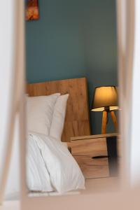 Posteľ alebo postele v izbe v ubytovaní Relaxing 1bd apt. w/private balcony