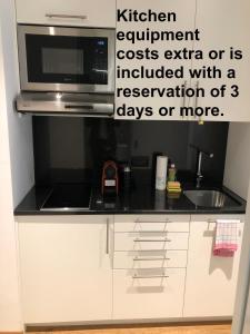 Kuchyň nebo kuchyňský kout v ubytování Residence Appartements