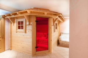 Postel nebo postele na pokoji v ubytování Naturhotel Reissenlehen