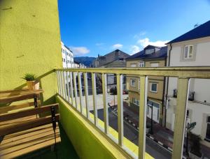 En balkon eller terrasse på Quiroga centro paradise