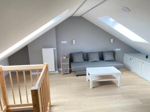 Posedenie v ubytovaní Apartament w Grzybowie Kapitańska
