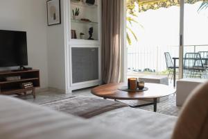 Et tv og/eller underholdning på Sublime appartement vue mer