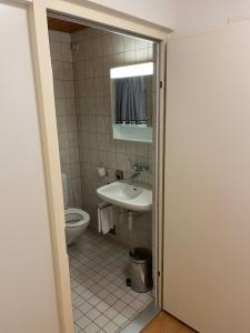 Phòng tắm tại HoStel Self Check-In Solothurn