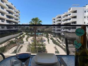Balkón alebo terasa v ubytovaní Moderno apartamento a 500 m de la playa