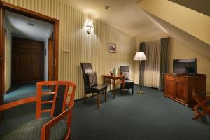TV a/nebo společenská místnost v ubytování Hotel Morris Relax & Wellness