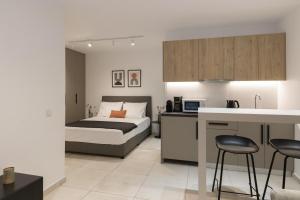 Virtuvė arba virtuvėlė apgyvendinimo įstaigoje Voda Luxury Residence #801
