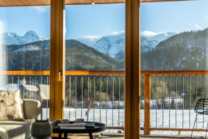 Vue générale sur la montagne ou vue sur la montagne depuis l'appartement