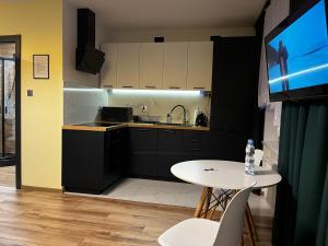 Kuchnia lub aneks kuchenny w obiekcie Komfortowy Apartament w centrum