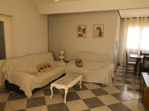 Posezení v ubytování Agradable casa con jardín: Casasola