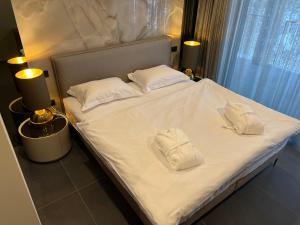 Krevet ili kreveti u jedinici u okviru objekta Chalet Deux B