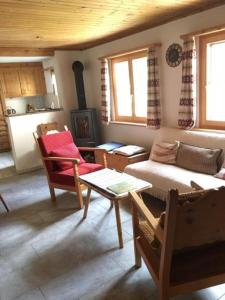 Posezení v ubytování Scuol in schönem Engadinerhaus