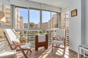 A balcony or terrace at Apartamento Amador frente al Mar