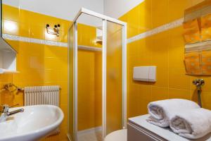 Koupelna v ubytování DolomiApartments - Casa Margherita