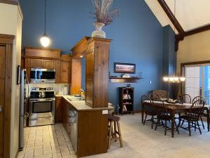 A kitchen or kitchenette at Tremblant Luxury Mountain Getaway