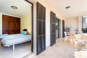 Posteľ alebo postele v izbe v ubytovaní G2 Práctico Apartamento en Mallorca cerca de las mejores playas