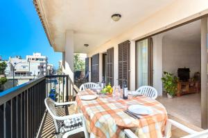 Balkón alebo terasa v ubytovaní G2 Práctico Apartamento en Mallorca cerca de las mejores playas