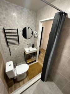 Koupelna v ubytování Апартаменты Well - Being + 37 fotografií