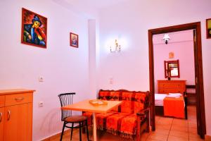Posezení v ubytování Olympos Pension