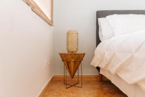 Postel nebo postele na pokoji v ubytování Roque-House