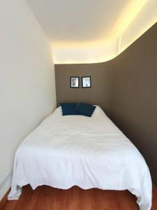 Krevet ili kreveti u jedinici u okviru objekta Linda Habitacion privada con balcon en Polanco