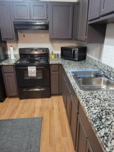 A kitchen or kitchenette at Apartment 1 mile away from UTRGV