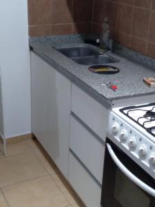 Kuchyň nebo kuchyňský kout v ubytování Costanera 3 dormitorios 2 cocheras estamos a 800 metros del centro