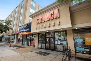 a grocery store with a bike parked outside of it at Chevy Chase 3 BR Chic Comfortable Spacious Luxury in Washington, D.C.