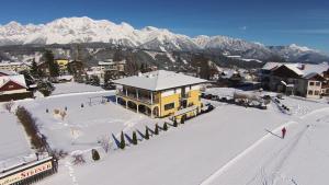 Villa Castelli durante l'inverno