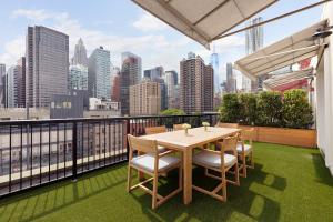 Balkón nebo terasa v ubytování 33 Hotel, New York City, Seaport