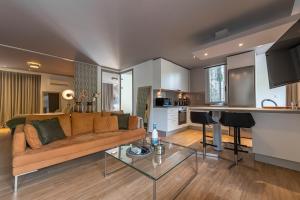 Istumisnurk majutusasutuses Phaedrus Living: Luxury Flat Vouliagmeni