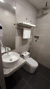 Koupelna v ubytování De Luna Hotel Sri Petaling