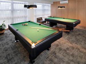 Biliardový stôl v ubytovaní Wellness Hotel Svornost
