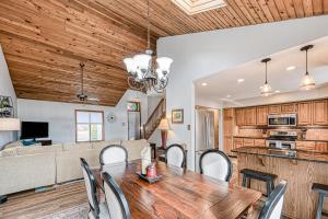a dining room and kitchen with a table and chairs at 2020 Vision in Mineral