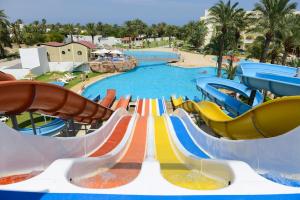 a water slide at a water park at One Resort Jockey Monastir in Monastir