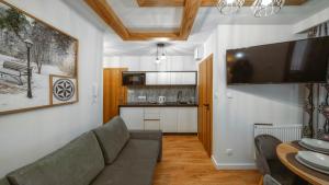 Kuchyňa alebo kuchynka v ubytovaní Resorts E Białka Tatrzańska z sauną, Sun & Snow