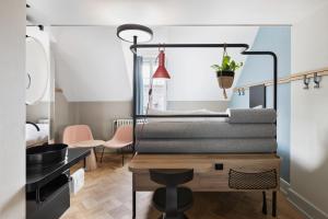 Posezení v ubytování Stay KooooK Bern City - Online Check In