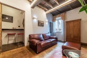 Posezení v ubytování Luxury Trastevere