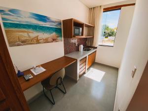 Kuchyň nebo kuchyňský kout v ubytování Pousada Raroguis - Praia de Guaratiba